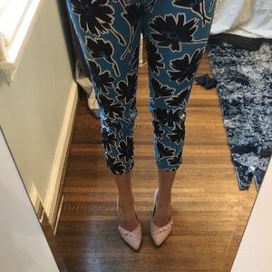J Crew floral pants